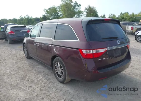 2011 Honda Odyssey Ex-L from USA, damaged, VIN 5FNRL5H69BB069374